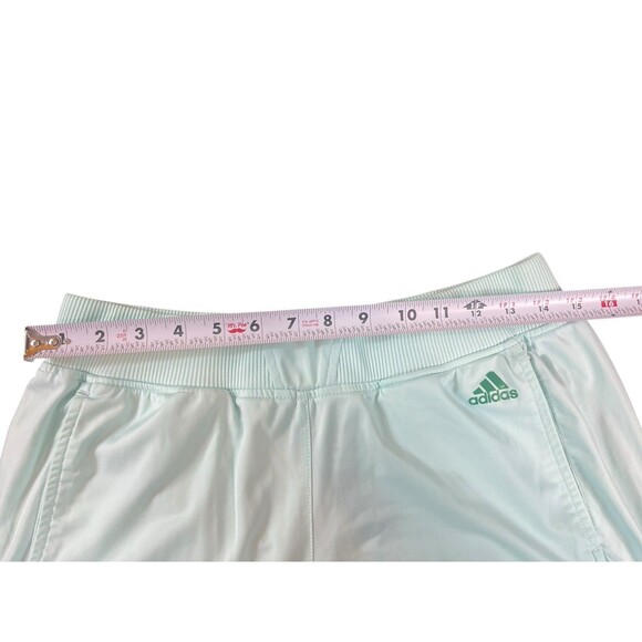 Adidas Women’s Track Suit Set L Mint Green 3-Stripe Jacket Pants Y2K Retro 2000s - Picture 12 of 16